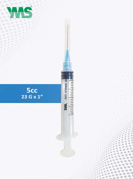 YMS disposable syringes 5cc